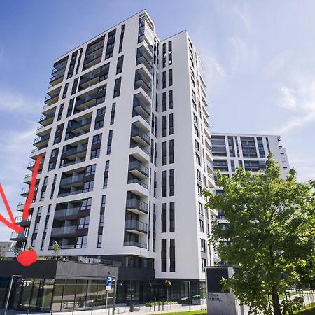 Apartament 150 Zaspa Vvita Z Prywatnym Ogrodem I Tarasem Gdańsk Exteriör bild