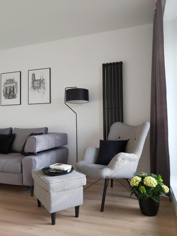 Apartament 150 Zaspa Vvita Z Prywatnym Ogrodem I Tarasem Gdańsk Exteriör bild