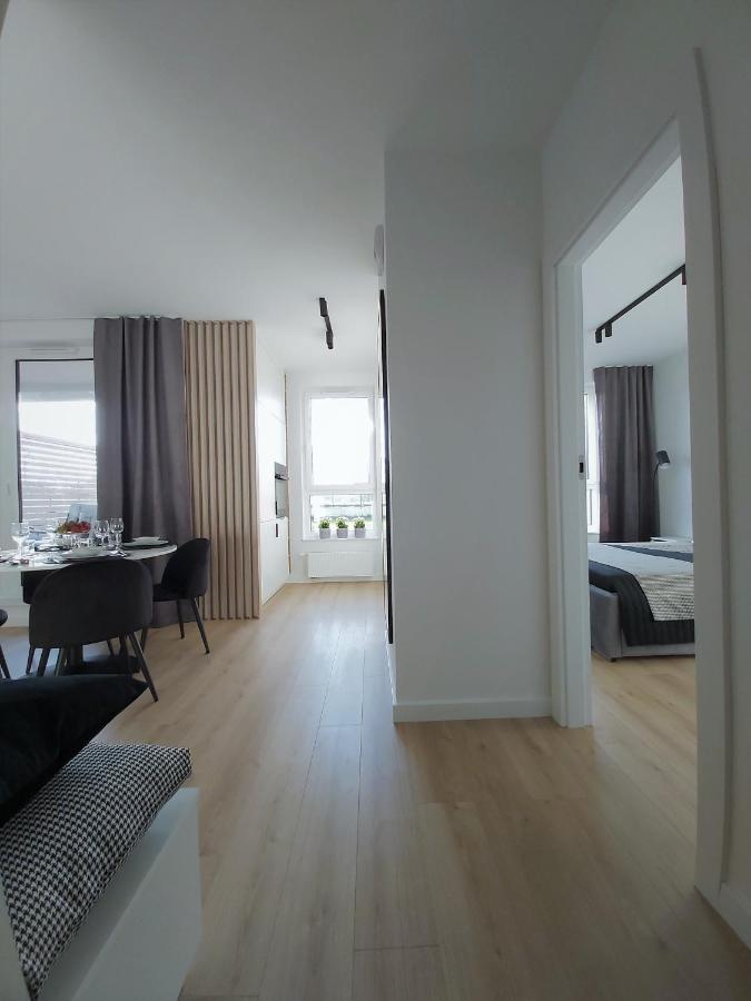 Apartament 150 Zaspa Vvita Z Prywatnym Ogrodem I Tarasem Gdańsk Exteriör bild