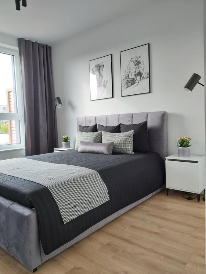 Apartament 150 Zaspa Vvita Z Prywatnym Ogrodem I Tarasem Gdańsk Exteriör bild