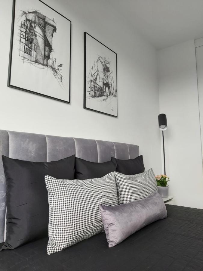 Apartament 150 Zaspa Vvita Z Prywatnym Ogrodem I Tarasem Gdańsk Exteriör bild
