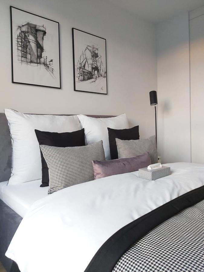 Apartament 150 Zaspa Vvita Z Prywatnym Ogrodem I Tarasem Gdańsk Exteriör bild