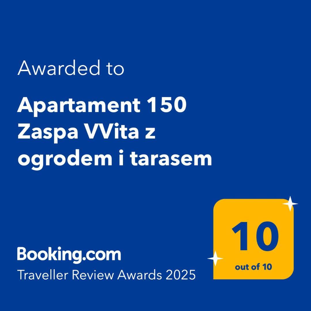 Apartament 150 Zaspa Vvita Z Prywatnym Ogrodem I Tarasem Gdańsk Exteriör bild